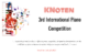 3rd KNoten International Piano Competition